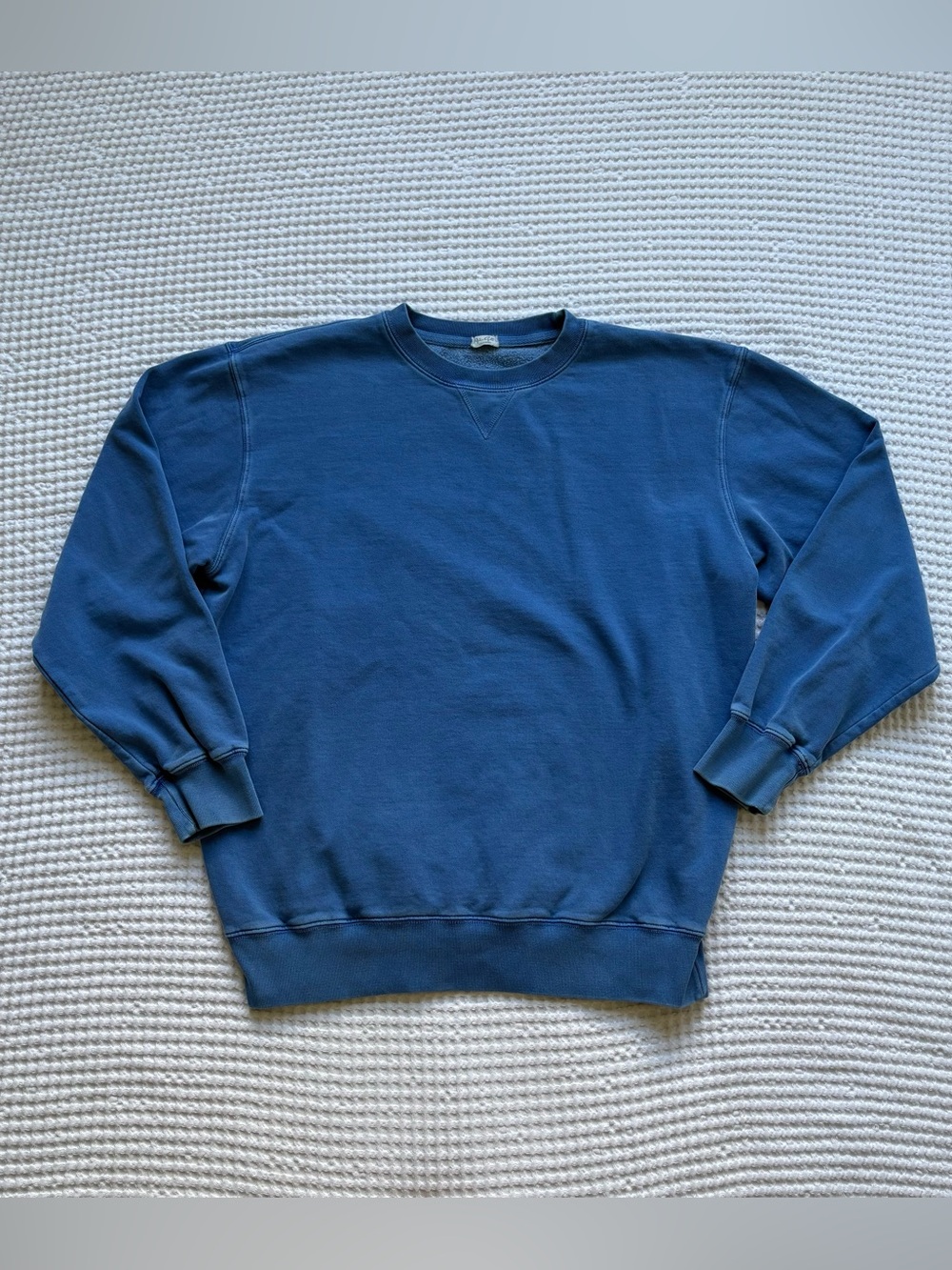 John Galt Brandy Melville Erica Oversize Crew Neck Sweatshirt Periwinkle Blue OS